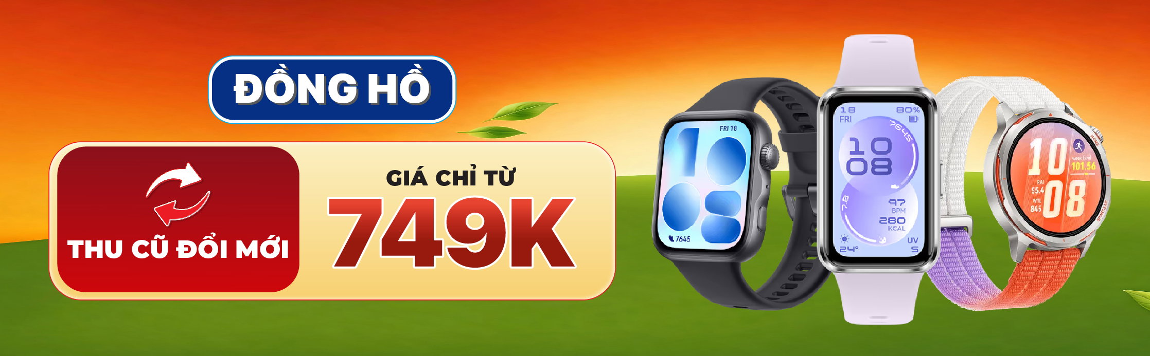 ĐỒNG HỒ GIÁ CHỈ TỪ 749K