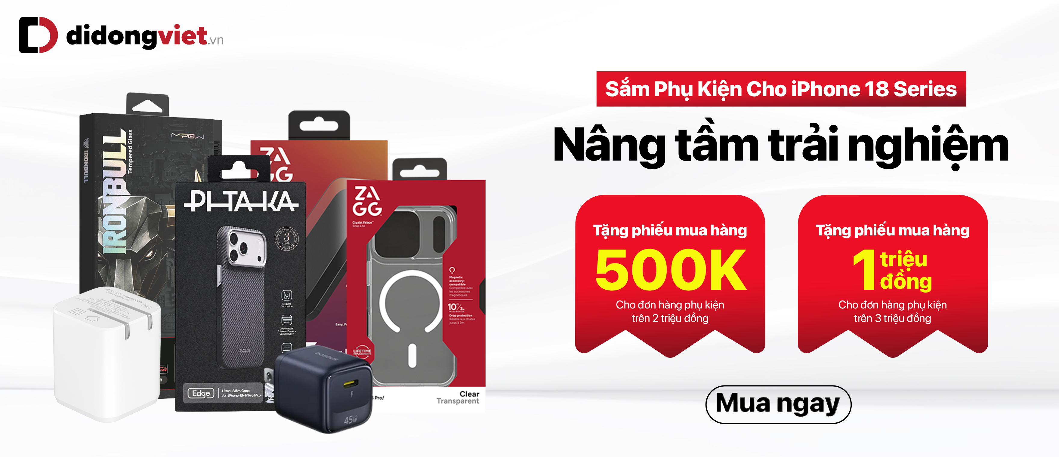 Sắm phụ kiện iPhone 18 Series - Nâng tầm trải nghiệm