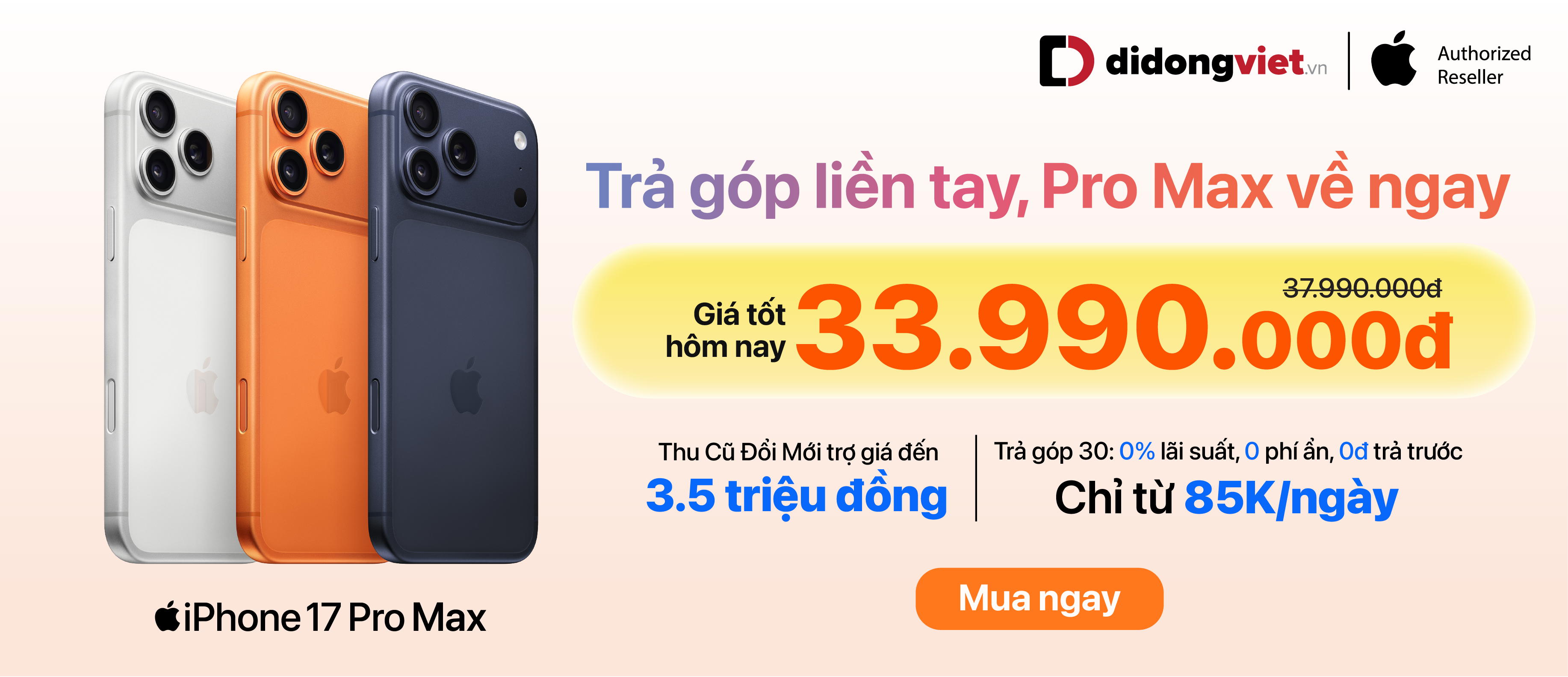 iPhone 17 Pro Max 256GB