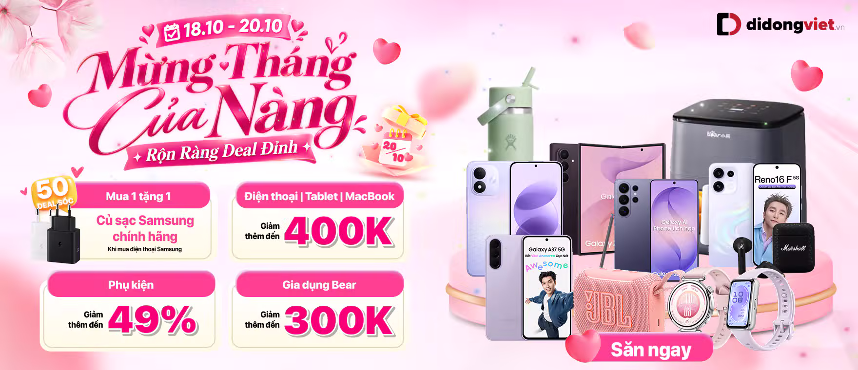 MỪNG THÁNG CỦA NÀNG - RỘN RÀNG DEAL ĐỈNH
