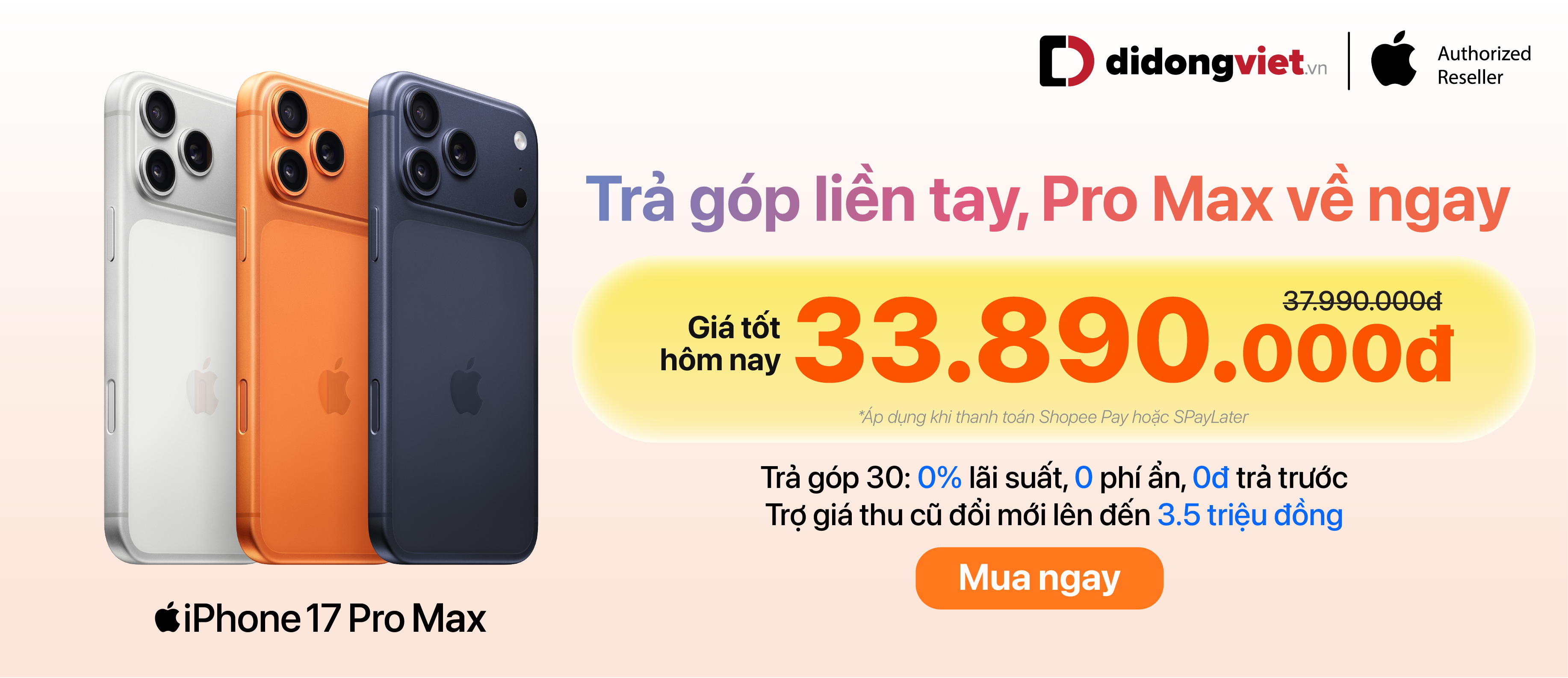 iPhone 17 Pro Max 256GB