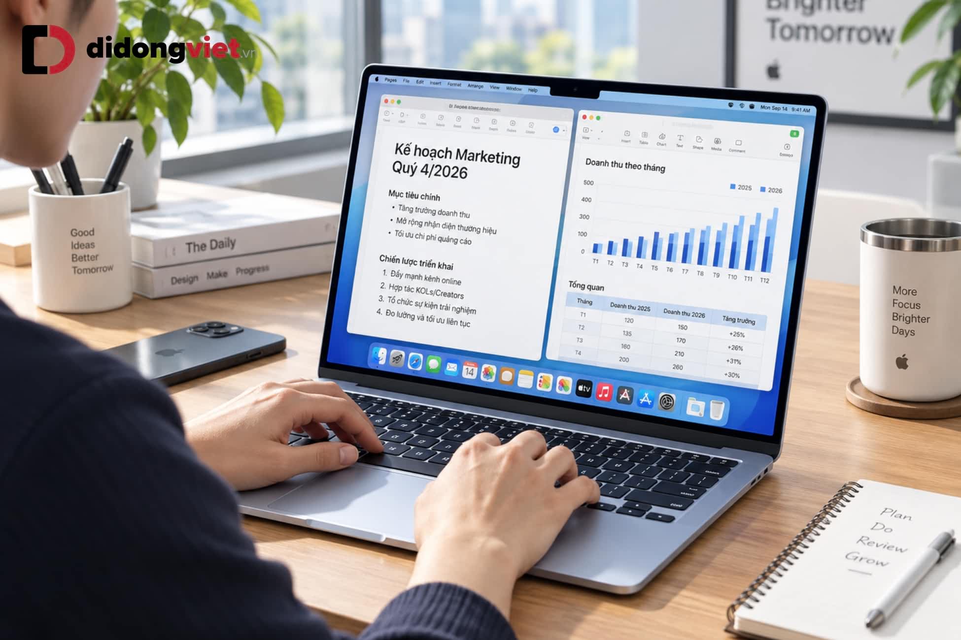 MacBook Air M5 chính hãng Di Động Việt