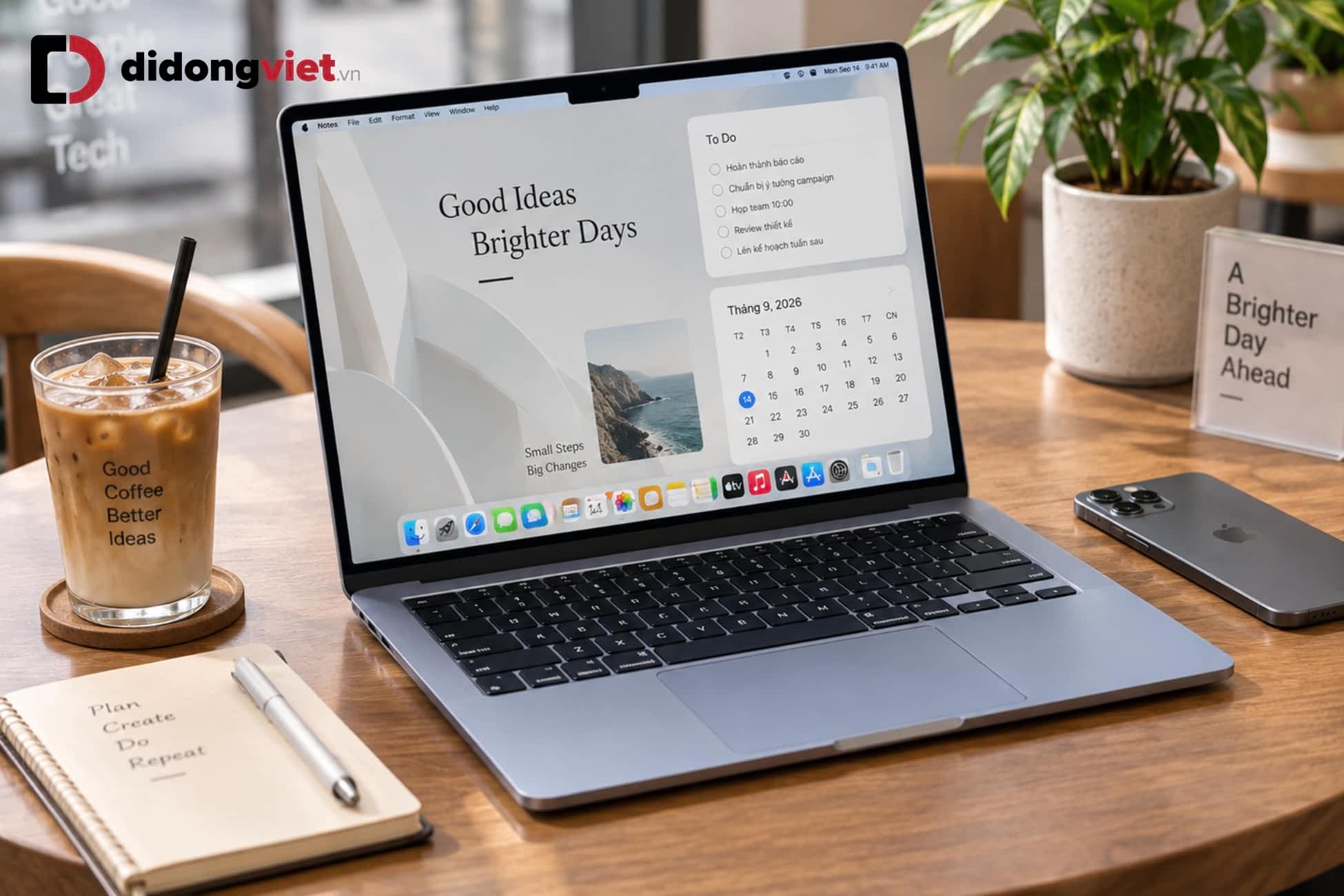 MacBook Air M5 chính hãng Di Động Việt