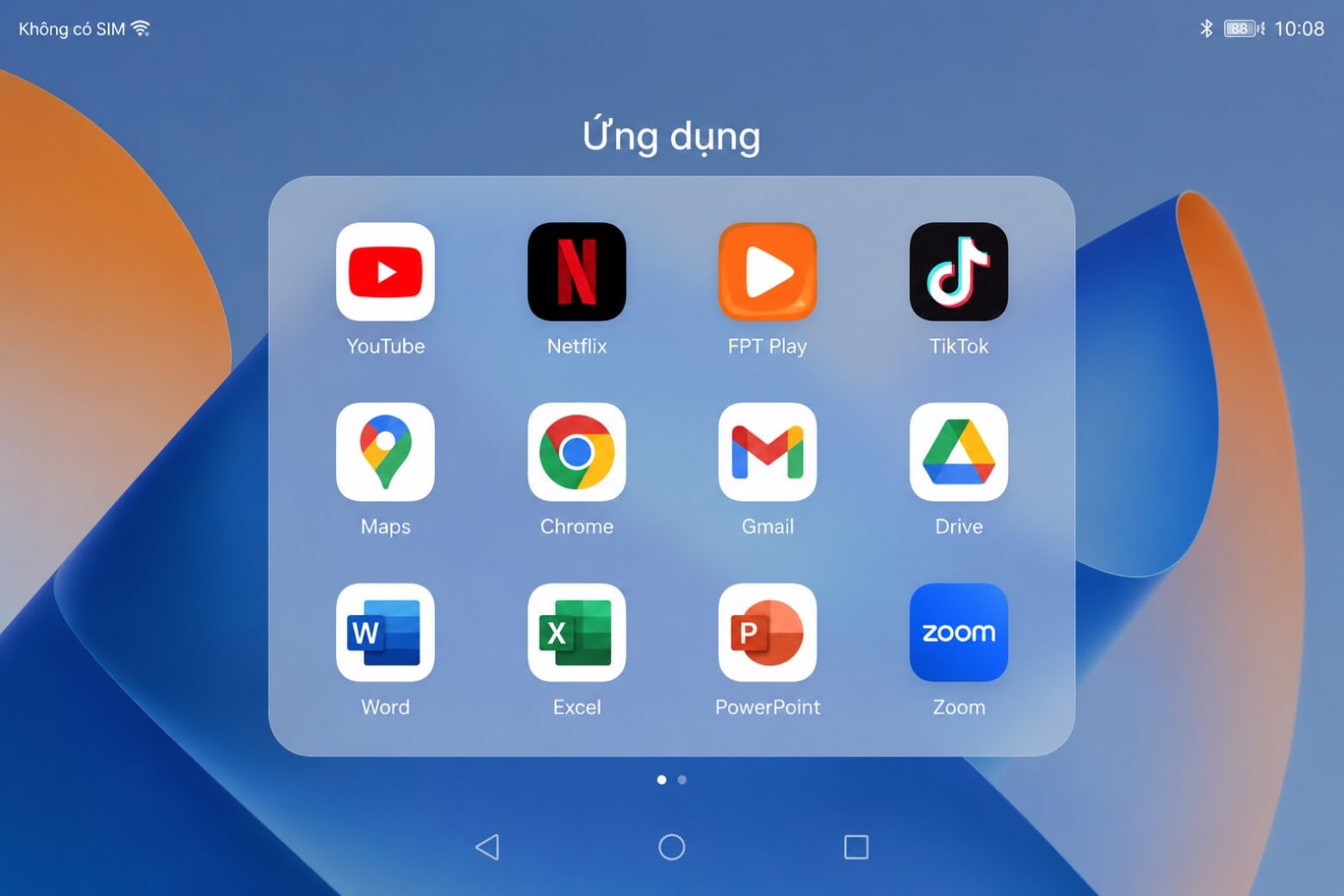 Giao diện màn hình ứng dụng trên hệ điều hành HarmonyOS của Huawei Giao diện màn hình ứng dụng trên hệ điều hành HarmonyOS của Huawei