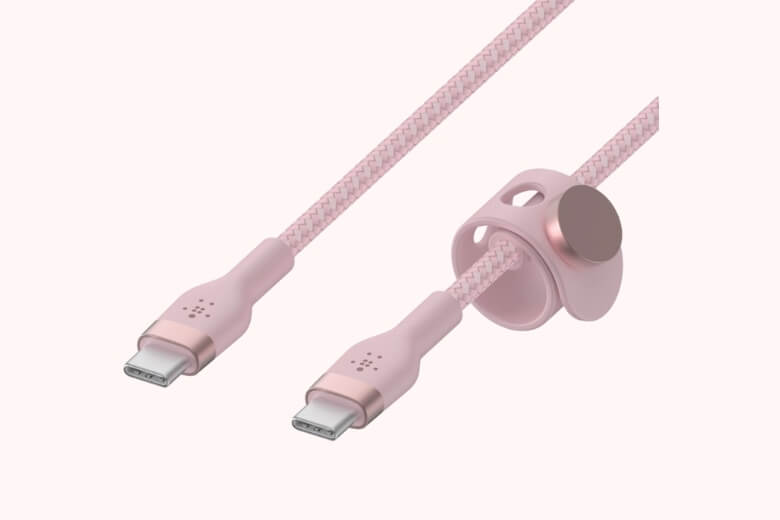 Cáp sạc USB-C - C BoostCharge PRO Flex 1m vỏ silicone bọc dù 60W Belkin - Tận hưởng trải nghiệm sạc tiện lợi và không bị rối dây trong cuộc sống hàng ngày