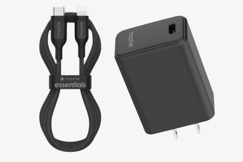 Bộ Combo cáp sạc Mophie Essential 30W Type-C to Lightning màu đen - Duy trì năng lượng và kết nối cho các thiết bị di động