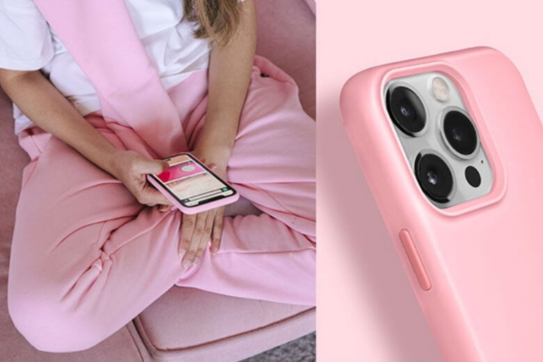 Màu sắc pastel rực rỡ và lớp phủ cao su mịn mượt thêm phần tinh tế