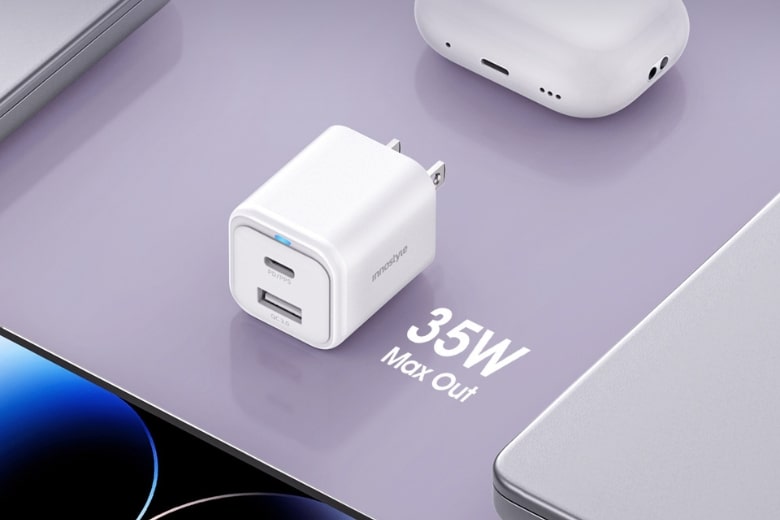 Củ sạc nhanh Innostyle MiniCube GaN II PD/PPS 35W 2 Cổng IC35CAWHT - Độ bền vượt trội, đảm bảo an toàn đa tầng