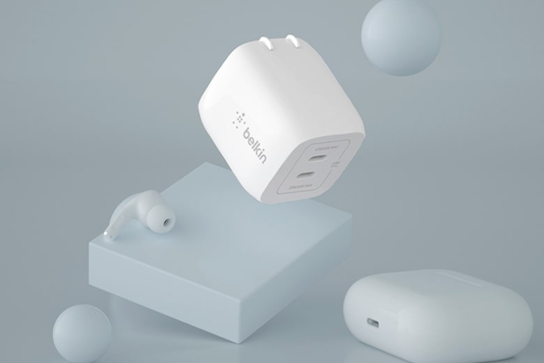Củ sạc Belkin 65W 2 cổng USB-C, PD 3.0 PPS GaN - Tăng cường tính linh hoạt cho mọi hoạt động kinh doanh hay giải trí đa phương tiện