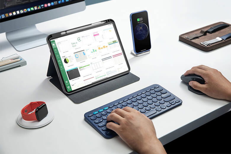 Bao da TomToc Inspire-B02 iPad Tri-Mode case Gen 10 (10.9") - Giữ vững phong độ phục vụ bạn cực năng suất 
