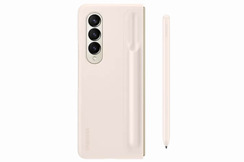 Khi sử dụng ốp lưng Samsung Galaxy Z Fold4 dạng đứng kèm S Pen, bạn có thể dễ dàng sử dụng bút S Pen mà không cần lo lắng về việc vô tình đánh rơi hoặc làm mất bút.
