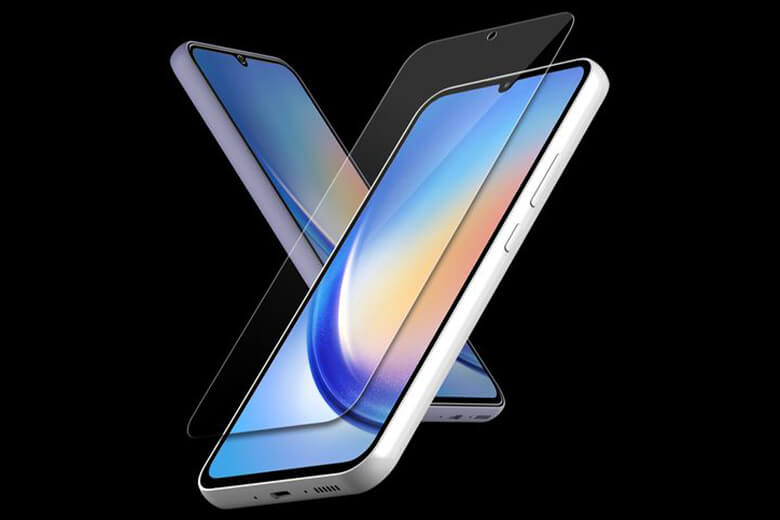 Kính cường lực Samsung Galaxy A34 Araree Sub Core Class - Hỗ trợ giữ trọn vẹn vẻ đẹp nguyên bản của màn hình