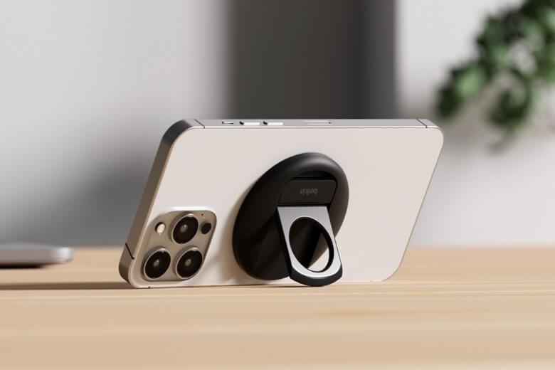 xGiá treo Belkin iPhone có Magsafe dành cho Macbook - Độ hoàn thiện hoàn hảo, hít giữ máy chặt 