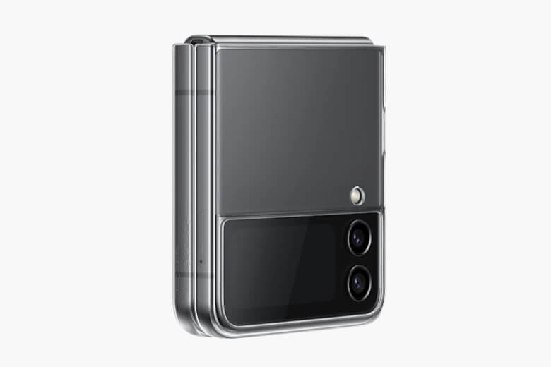 Ốp lưng Samsung Galaxy Z Flip4 được thiết kế với các khu vực mở tương ứng với cổng sạc, lỗ mic, camera sau, loa ngoài, nút nguồn và nút tăng giảm âm lượng trên Galaxy Z Flip4