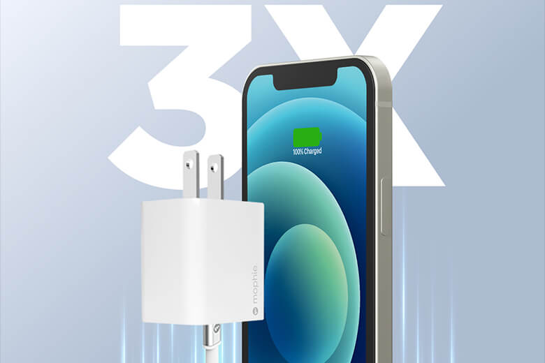 Củ sạc Mophie PD 20W Type-C màu đen - Sạc lại thiết bị thông minh trong “tíc tắc” 