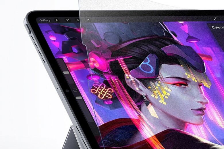 Miếng dán iPad Pro 11-inch/iPad Air 5 Mipow Kingbull Paper-Like Pet Film - Lớp bề mặt nhám giống như giấy giúp cho người dùng có thể viết và vẽ dễ dàng 