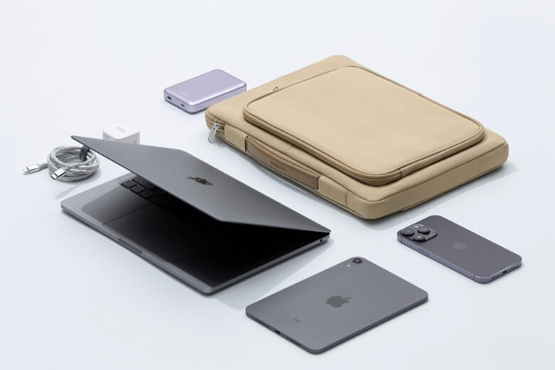 Túi xách chống sốc Innostyle Omniprotect Carry laptop 14-inch/MacBook Pro 14-inch - Nhiều ngăn phân chia để bạn có thể tổ chức đồ tiện lợi hơn