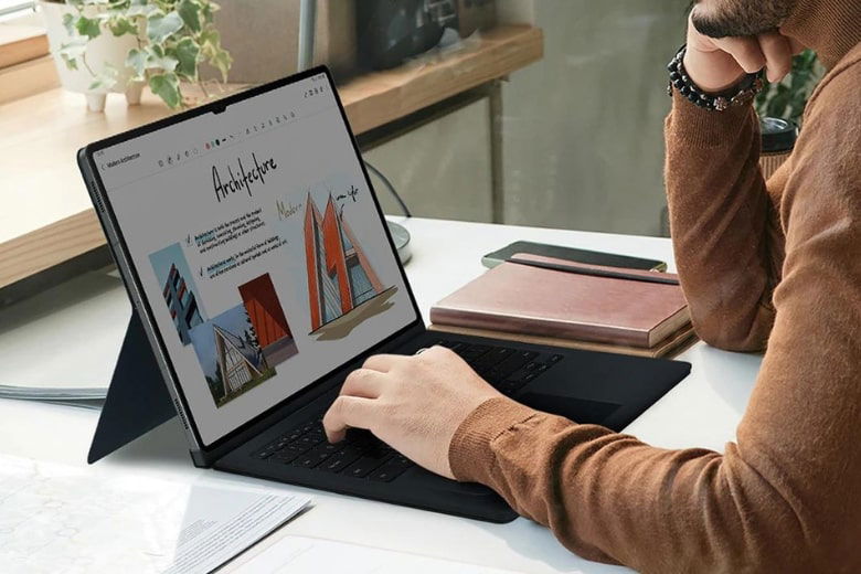 Bao da Samsung Galaxy Tab S9 Ultra kèm bàn phím - Biểu tượng của sự tinh tế và sự sáng tạo hỗ trợ bạn đắm chìm trong thế giới công nghệ