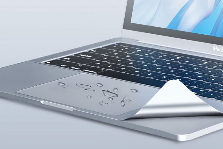 Dán khung bàn phím và kê tay (Keyboard frame and Palm Guard)