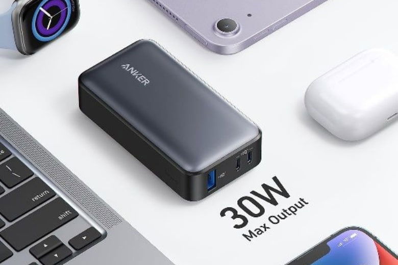 Pin sạc dự phòng Anker 533 2C1A 30W 10.000mAh A1256 - Cổng kết nối USB-A và USB-C giúp tận hưởng mức độ tự do kết nối tuyệt vời
