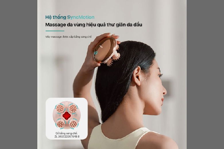 Lợi ích việc sử dụng máy massage da đầu mini Philips PPM1301