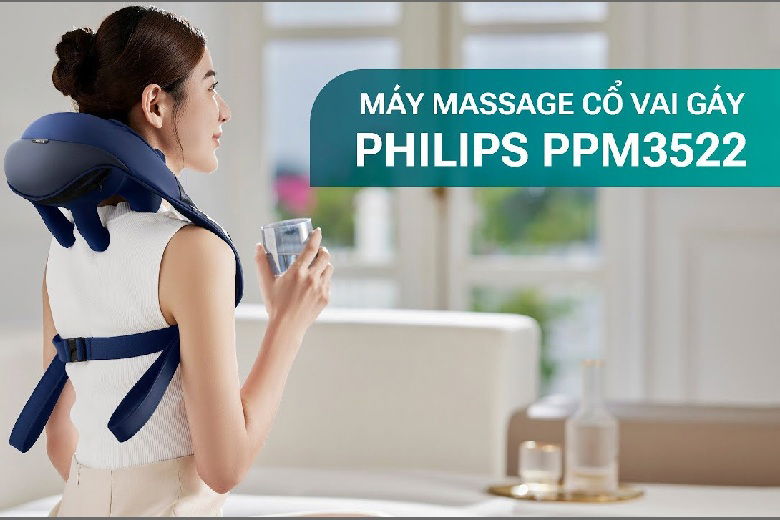 Lợi ích việc sử dụng máy massage cổ vai gáy Philips PPM3522