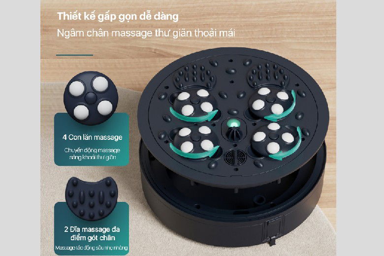 Tính năng của bồn ngâm chân massage Philips PPM6501