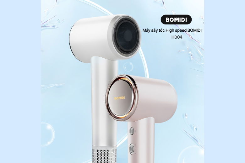 Máy sấy tóc bổ sung ion âm Bomidi HD04 - Thiết bị chăm sóc cá nhân cần thiết cho mọi nhà