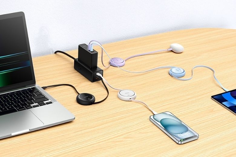 Cáp sạc dây rút Baseus Free2Draw Mini Type-C to Type-C 100W 1m - Giải pháp sạc nhanh gọn nhẹ cho tất cả mọi người