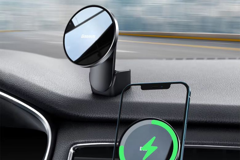 Giá đỡ kèm sạc không dây ô tô Baseus Big Energy - Hút chặt, không rung lắc