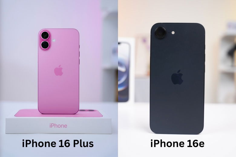 iPhone 16 Plus 128GB so với iPhone 16e