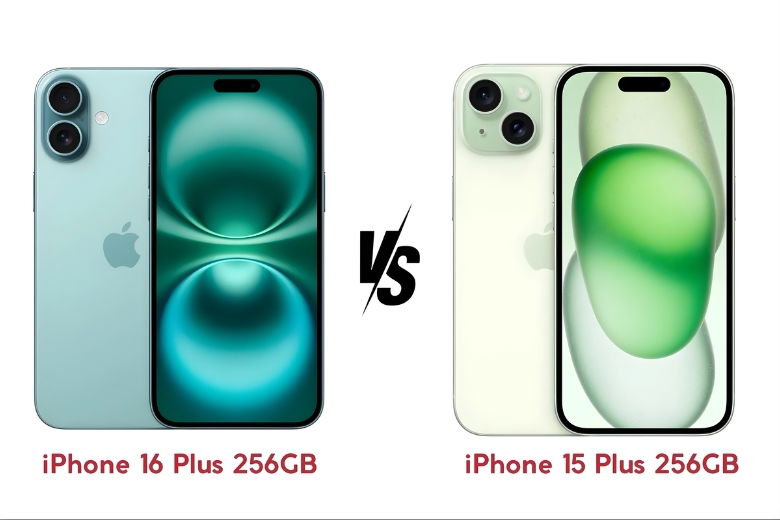 iPhone 16 Plus 256GB so với iPhone 15 Plus 256GB