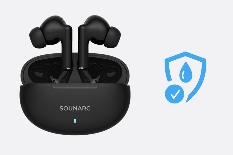Tai nghe Sounarc chuẩn chống nước IPX5 