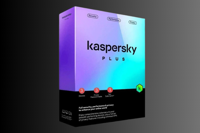 Phần mềm diệt virus Kaspersky Plus 1 thiết bị/ 3 tháng