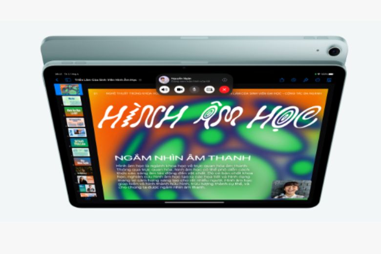 iPad Air M3 tích hợp camera tiện lợi