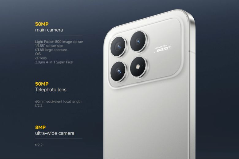 Xiaomi POCO F8 Pro có camera 50MP đỉnh cao