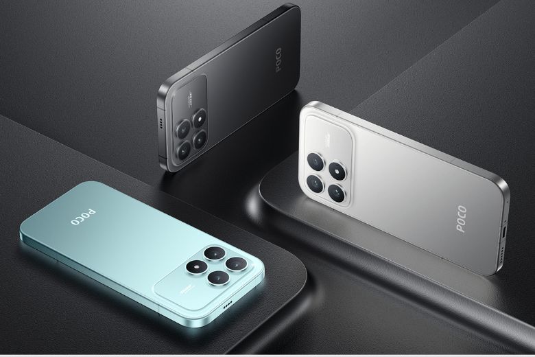 Xiaomi POCO F8 Pro thiết kế premium với khung kim loại và kính một khối