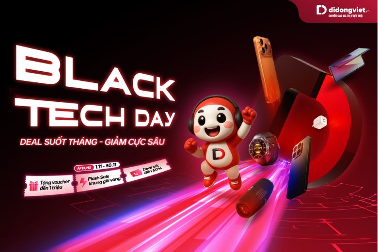 Black Firday 2025 Black Tech Day tại Di Động Việt