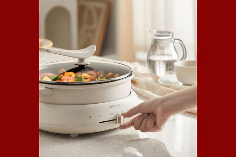 Nồi lẩu điện đa năng 4L 1500W Bear HP-4H40D (DHG-C40W2) Nồi lẩu điện đa năng 4L 1500W Bear HP-4H40D (DHG-C40W2)