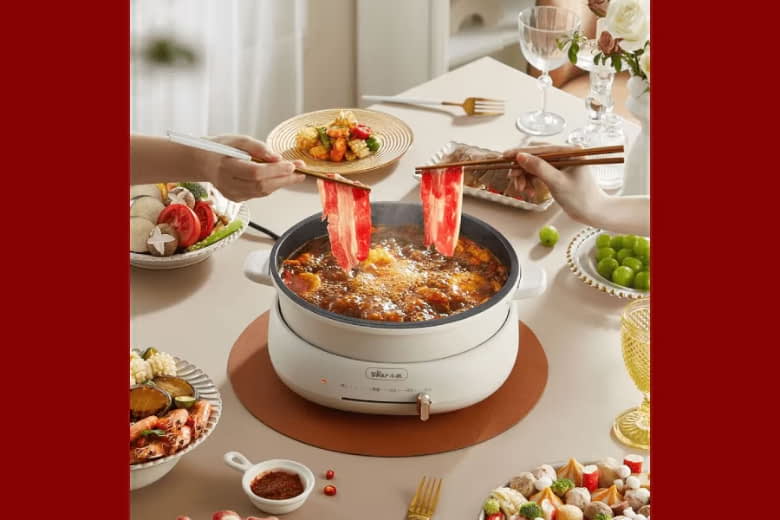 Nồi lẩu điện đa năng 4L 1500W Bear HP-4H40D (DHG-C40W2) Nồi lẩu điện đa năng 4L 1500W Bear HP-4H40D (DHG-C40W2)