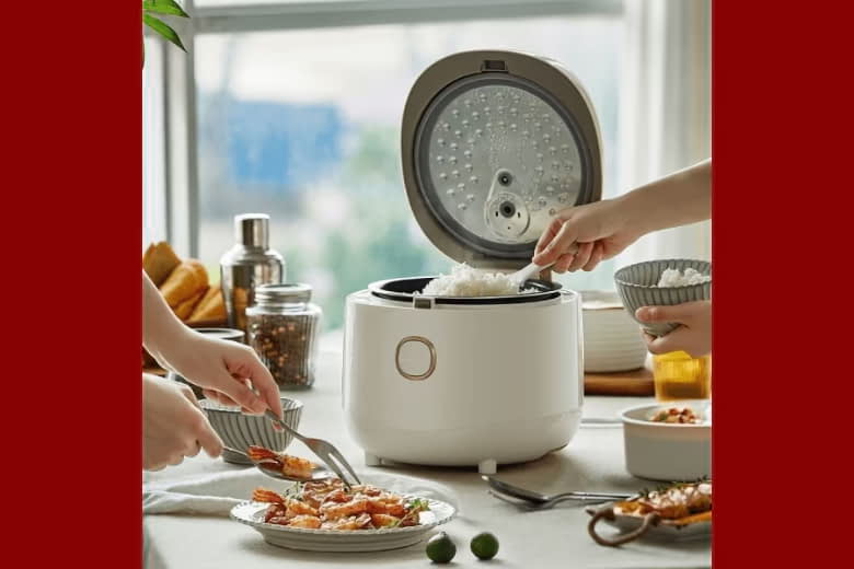 Nồi cơm điện 4L (1.5L VN) 800W Bear RC-4H40E (DFB-C40K6)