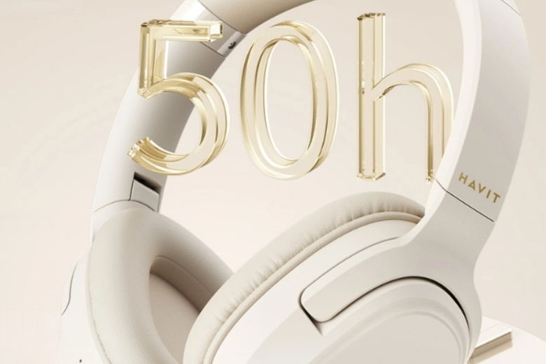Tai nghe Bluetooth chụp tai HAVIT H612BT Pro (ANC) pin 50 giờ