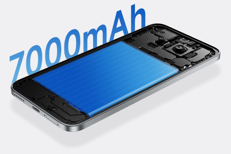 Dung lượng pin Xiaomi Redmi Note 15 Pro 7000mAh với sạc nhanh 45W