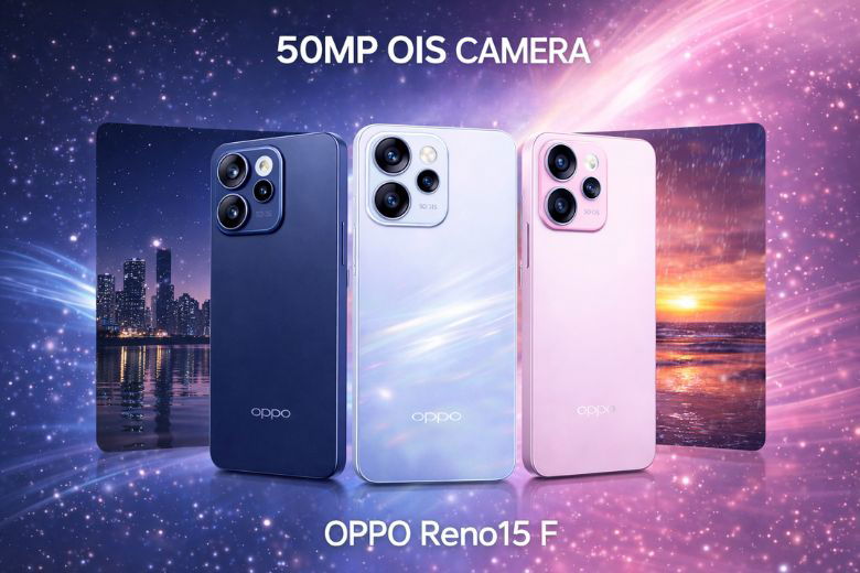Camera OPPO Reno15 F 50MP OIS chụp ảnh ổn định mọi điều kiện