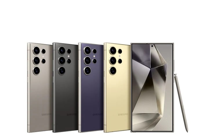 4 màu cơ bản Samsung Galaxy S24 Ultra