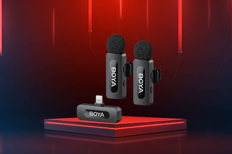 Microphone thu âm không dây Boya BY-V10 V2.0