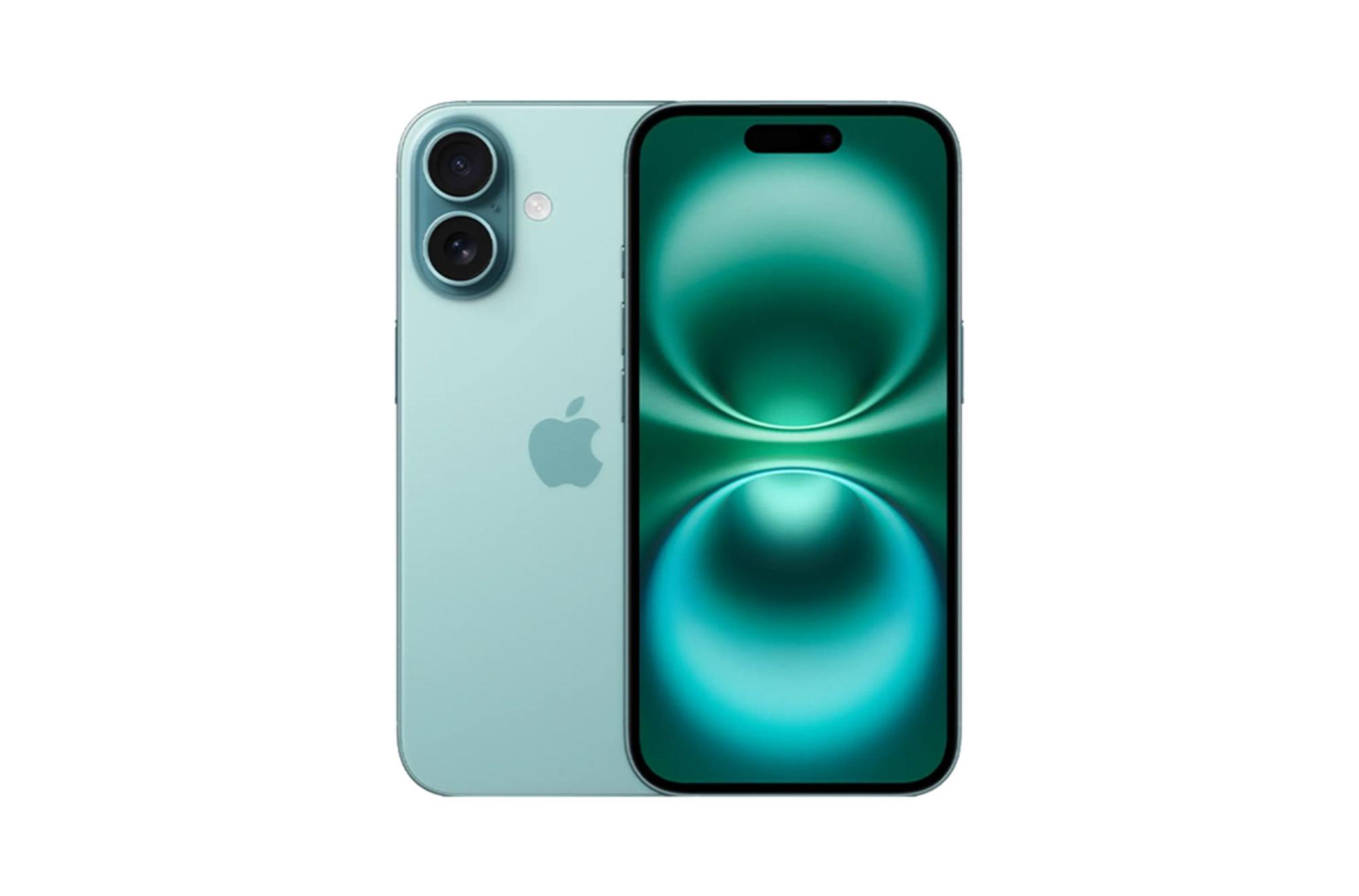 iPhone 16 Plus màu xanh mòng két