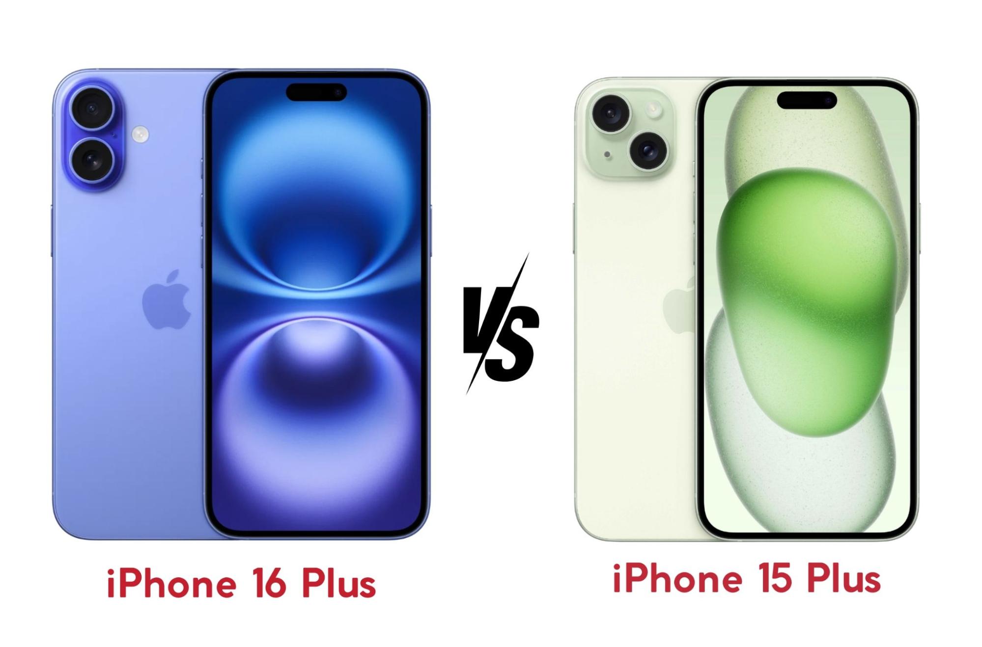 iPhone 16 Plus vs iPhone 15 Plus