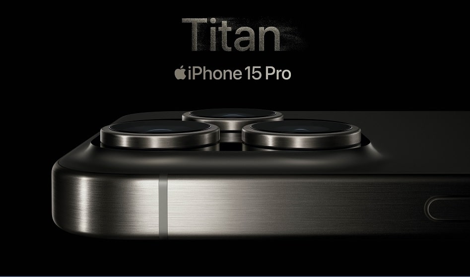 iPhone 15 Pro với thiết kế khung viền Titan