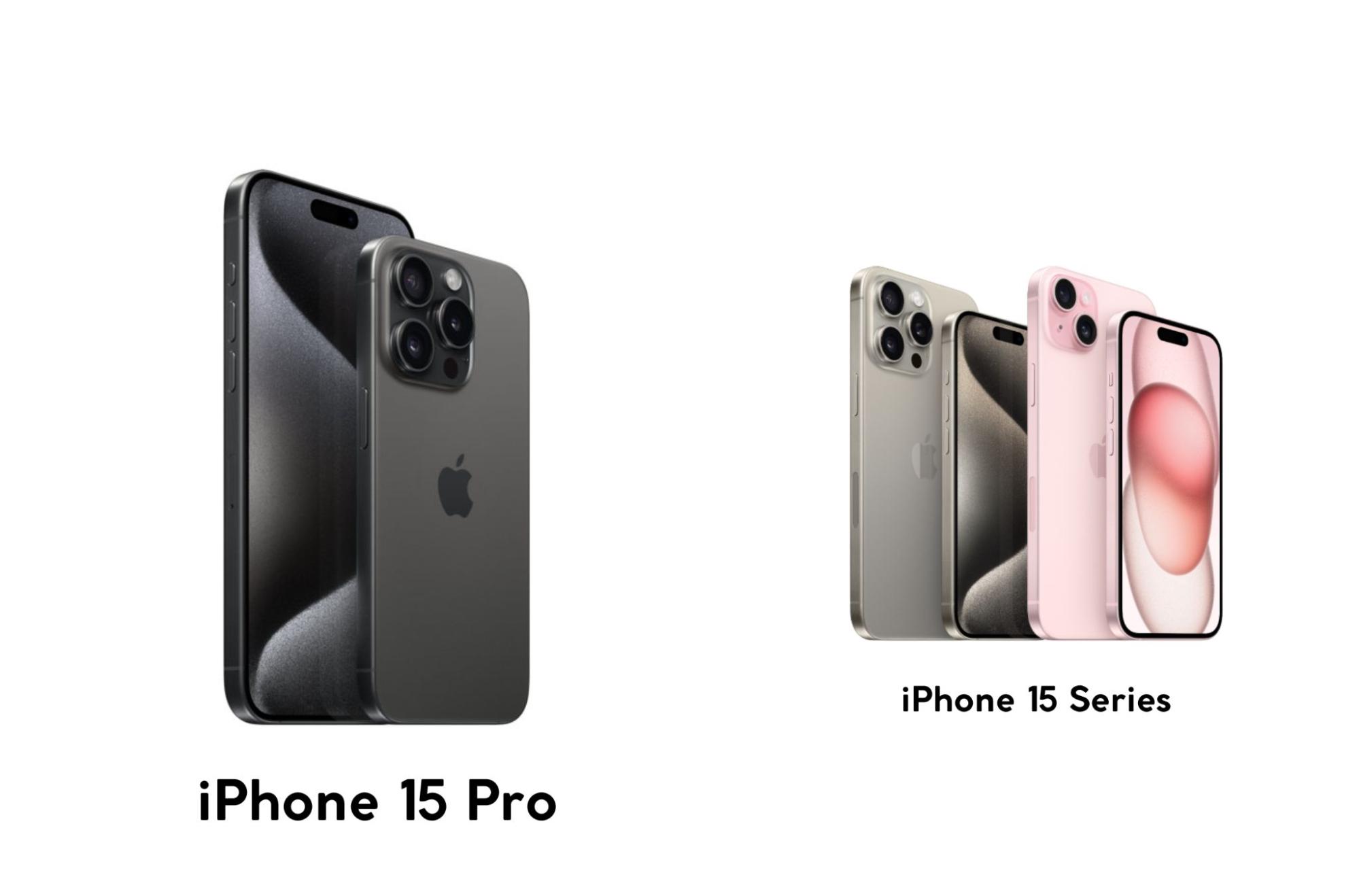 iPhone 15 Pro vs iPhone 15 Series